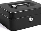 Cash Box 8 Inch With 2 Keys ( Black )