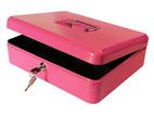 Cash Box - Large Metal with Lock 2 Keys-10 Inch