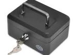 Cash Box - Large Metal with Lock 2 Keys