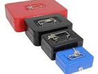 Cash Box with Secure Lockable Key for Cashier Drawer