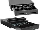 Cash Drawer 2Keys Black Color 5Note 8Coin