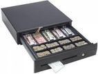 Cash Drawer 5 Notes 8 Coins - Black Color Heavy Duty 16 x 16' Inch