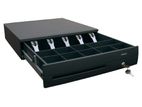 Cash Drawer Box 5 Notes 8 Coins Black Color