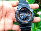 Casio G-Shock GA-110TS Matte Gray And Orange