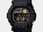 Casio G-Shock GD-350-1BER Vibrating 5 Alarm Black Yellow Men’s Watch
