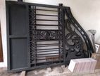 Cast iron decorated gate