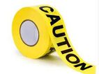 Caution - Yellow Polythene Tape 5Mm