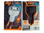CC-70 PD/USB Car Charging Adapter