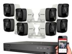 CCTV 24/7 Full Colour 8 Channel Camera System Installation (1920×1080P)