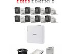 CCTV 8 CHANNEL CAMERA SYSTEM INSTALLATION - 24/7 FULL COLOUR HIKVISION
