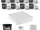 CCTV 8 Channel Camera System Installation (Hikvision) 24/7 Full Colour
