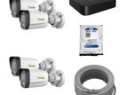 CCTV Camera Set Tiandy (Outdoor 4 set)