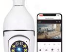 CCTV Camera Wifi Bulb 360 Degree Rotatable Panoramic View *