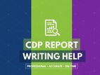 CDP Report Help