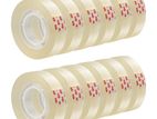 Cello Tape Transparent /0.5 inch / 100 meter/Pack of 12