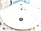 Ceramic Corner Basin