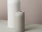 Ceramic Modern Carafe Vase Small - Beige