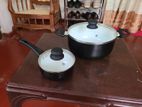 Ceramic Non Stick Cookware Set - 4 Pcs