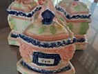 Ceramic Ornament Containers(Used)