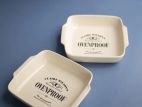 Ceramic Oven Proof Tray - Ivory