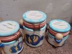 Ceramic storage containers