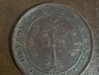 Ceylon 1 Cent Made in 1923