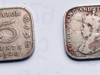 Ceylon 5 Cent Coin