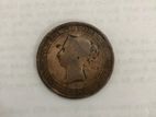 Ceylon Five Cent 1890 Year