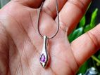 Ceylon Natural Purple Sapphire Pendant