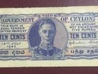 Ceylon Old 10cent Note