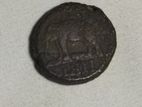 Ceylon Rix Dollar Old Coin
