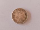Ceylon Silver 50 Cents