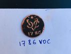 Ceylon VOC Coin Year 1786