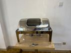 Chafin dish with glass
