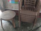 Chair with Table