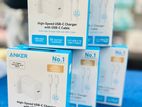 Charger with Cable (New) Anker USB-C to Type-C 20W High Speed