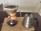 Chemex Coffee Set with Grinder Kettle Filters