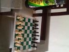 Chess Game - Rolling Board, Pieces & Carry Tube (S)