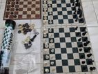 Chess Sets with Checkers