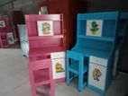 Children Writing Table with Cupboard