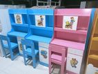 Children Writing Table with Cupboard