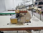 china 5thread over lock machine