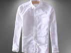 Chinese Collar Long Sleeve Shirt