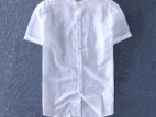 Chinese Collar Short Sleeve Shirt