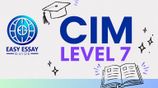 CIM Level 7 Assignment Help from Qualified Experts