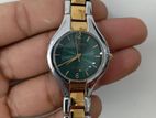 CITIZEN SILVER AND GOLD COLOR HAND WATCH