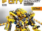 City Project Mecha 573 Pieces 12 in 1 Deformation Building Blocks