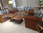 Classic floral sofa set
