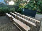 Classroom Desk and Bench