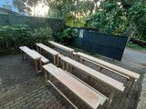 Classroom Desk and Bench